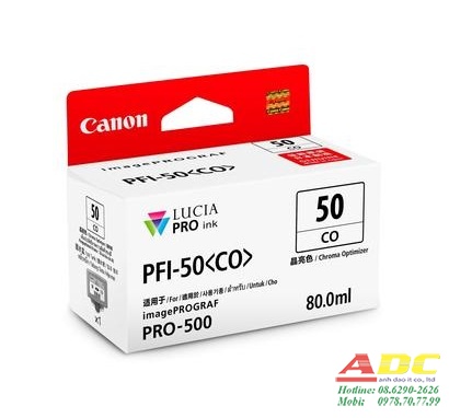Mực in Canon PFI-50 Chroma Optimizer Ink Cartridge (0544C001AA)
